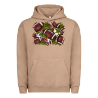 Pigment Burro football background Urban Hoodie - BarkalooDesign