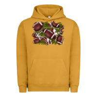 Pigment Peanut Butter football background Urban Hoodie - BarkalooDesign