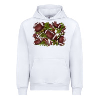 White football background Urban Hoodie - BarkalooDesign