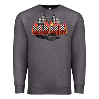Charcoal Heather race mama Premium Sweatshirt - Zillion Design Studio