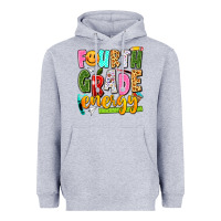 Heather Grey fourth grade energy Heavyweight Hoodie - texasbilliewilder