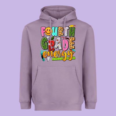 Fourth Grade Energy Heavyweight Hoodie Designed By Texasbilliewilder