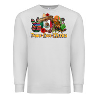 Dove Grey peace love mexico Premium Sweatshirt - CTS Tumbler Store