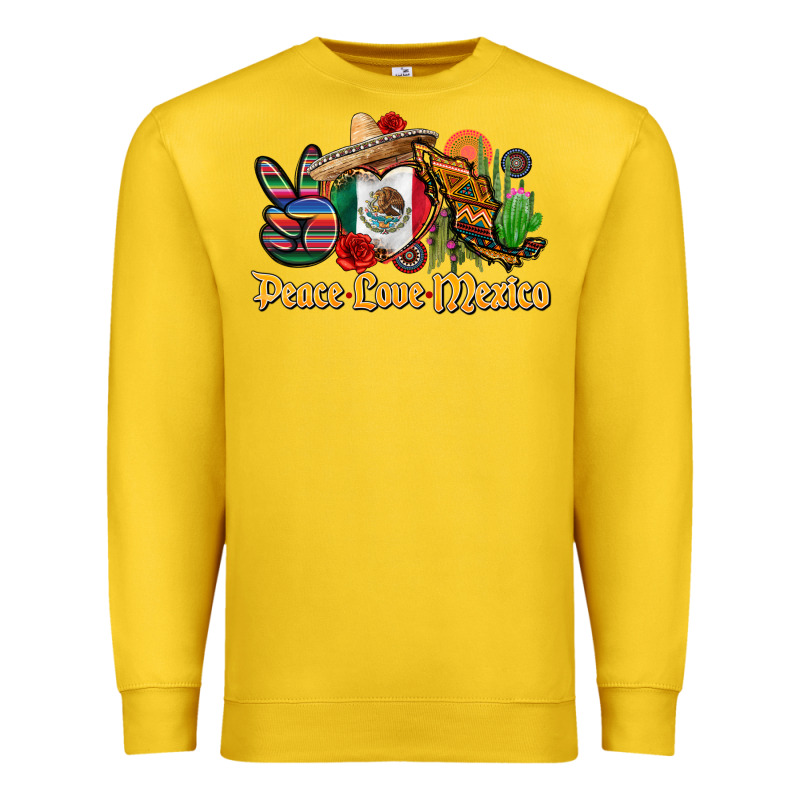 Peace Love Mexico Premium Sweatshirt by CTS Tumbler Store | Teevron