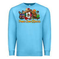 Ocean Blue peace love mexico Premium Sweatshirt - CTS Tumbler Store
