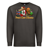 Smoke peace love mexico Premium Sweatshirt - CTS Tumbler Store