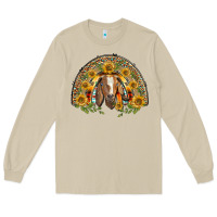Mushroom Western Leopard Sunflower Goat Rainbow Long Sleeve Tee - BarkalooDesign