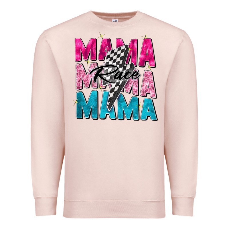 Race Mama Premium Sweatshirt by Zillion Design Studio | Teevron