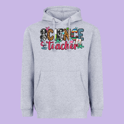 Science Teacher Heavyweight Hoodie Designed By Zillion Design Studio