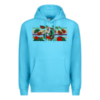 Ocean Blue flamenco dancer libbey glass Premium Hoodie - BundleAndBundleShop