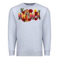 Heather Grey our lady of guadalupe mama Premium Sweatshirt - CTS Tumbler Store