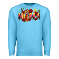Ocean Blue our lady of guadalupe mama Premium Sweatshirt - CTS Tumbler Store