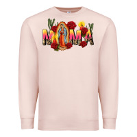 Pale Pink our lady of guadalupe mama Premium Sweatshirt - CTS Tumbler Store