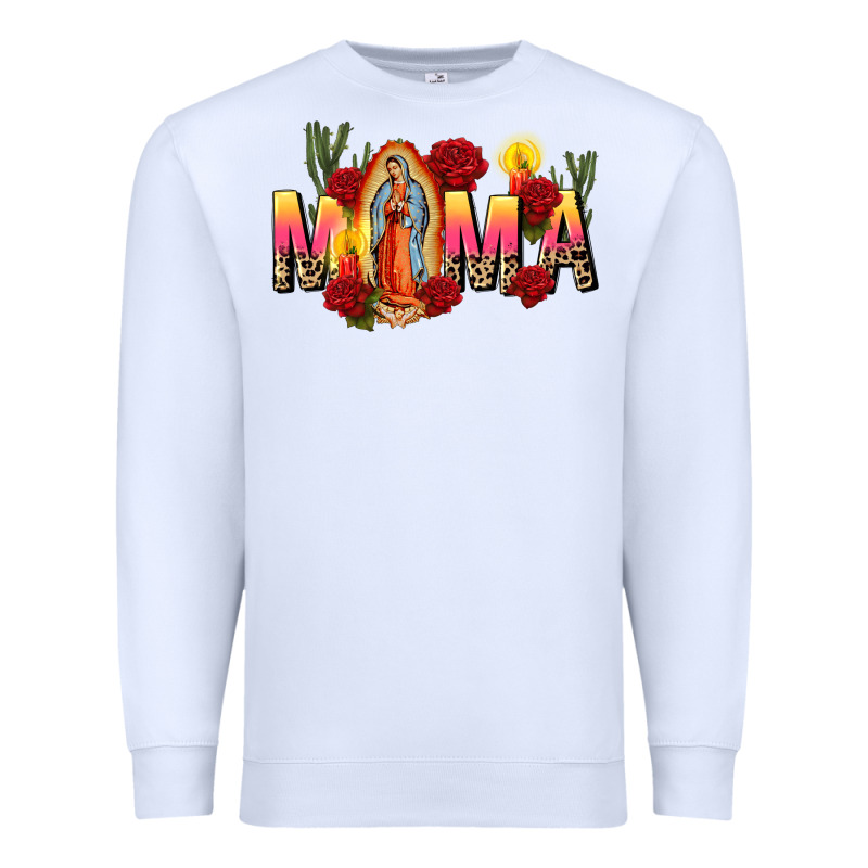 Our Lady Of Guadalupe Mama Premium Sweatshirt by CTS Tumbler Store | Teevron