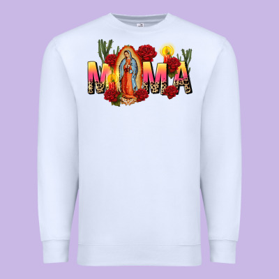 Our Lady Of Guadalupe Mama Premium Sweatshirt Designed By Cts Tumbler Store