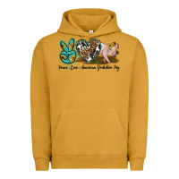 Pigment Peanut Butter peace love yorkshire pig Urban Hoodie - LillyAllenDesigns