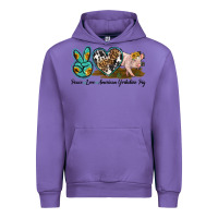 Tulip peace love yorkshire pig Urban Hoodie - LillyAllenDesigns