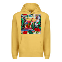 Antique Gold flamenco dancer seamless pattern Premium Hoodie - BundleAndBundleShop
