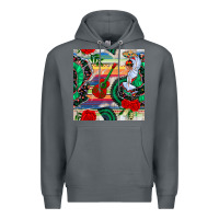 Rock flamenco dancer seamless pattern Premium Hoodie - BundleAndBundleShop