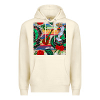 Sandshell flamenco dancer seamless pattern Premium Hoodie - BundleAndBundleShop