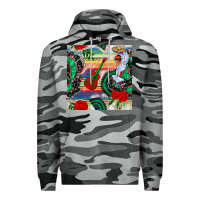 Slate Camo flamenco dancer seamless pattern Premium Hoodie - BundleAndBundleShop