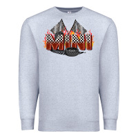 Heather Grey race mini Premium Sweatshirt - Zillion Design Studio