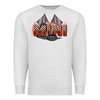 Oatmeal Heather race mini Premium Sweatshirt - Zillion Design Studio