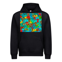 Black autism awareness puzzle Urban Hoodie - BarkalooDesign