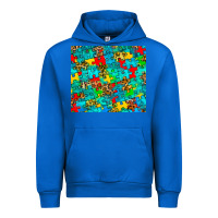 Cobalt autism awareness puzzle Urban Hoodie - BarkalooDesign