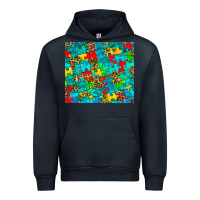Navy autism awareness puzzle Urban Hoodie - BarkalooDesign