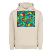 Pigment French Oak autism awareness puzzle Urban Hoodie - BarkalooDesign