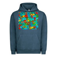 Pigment Midnight Navy autism awareness puzzle Urban Hoodie - BarkalooDesign
