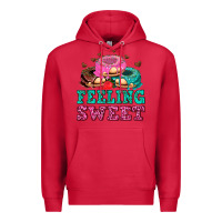 Cardinal feeling sweet donuts Premium Hoodie - AdoDesignShop