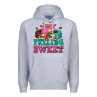 Heather Grey feeling sweet donuts Premium Hoodie - AdoDesignShop