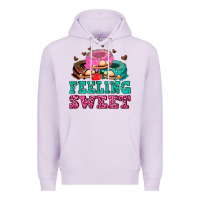 Lilac feeling sweet donuts Premium Hoodie - AdoDesignShop