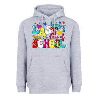 Heather Grey happy last day of school Heavyweight Hoodie - texasbilliewilder