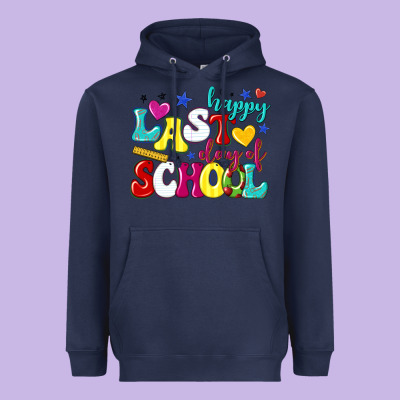 Happy Last Day Of School Heavyweight Hoodie Designed By Texasbilliewilder