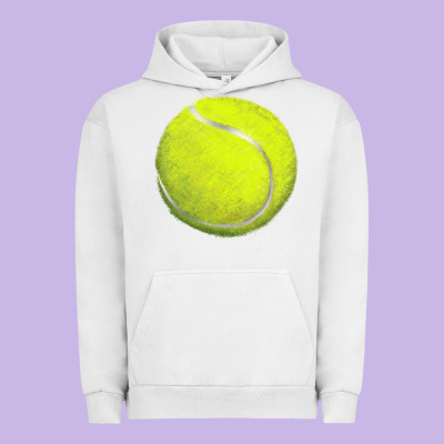 Tennis Bal Urban Hoodie Designed By Barkaloodesign
