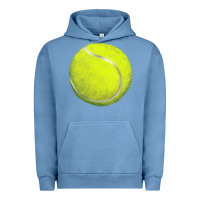 Pigment Pebble Blue tennis bal Urban Hoodie - BarkalooDesign