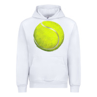 White tennis bal Urban Hoodie - BarkalooDesign