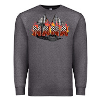 Charcoal Heather race nana Premium Sweatshirt - Zillion Design Studio