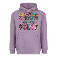 Lavender my students are on point Heavyweight Hoodie - Zillion Design Studio