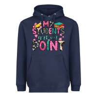 Navy my students are on point Heavyweight Hoodie - Zillion Design Studio