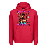 Cardinal donut stress just do your best Premium Hoodie - AdoDesignShop