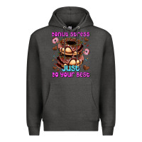 Charcoal Heather donut stress just do your best Premium Hoodie - AdoDesignShop