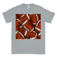 Heather Grey american football seamless pattern Classic Tee - BundleAndBundleShop