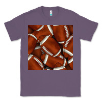 Lavender american football seamless pattern Classic Tee - BundleAndBundleShop