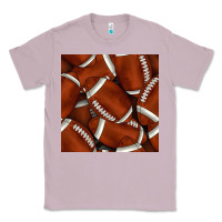 Lilac american football seamless pattern Classic Tee - BundleAndBundleShop