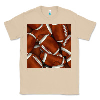 Mushroom american football seamless pattern Classic Tee - BundleAndBundleShop