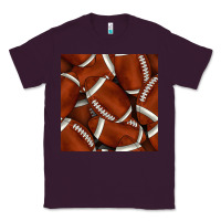 Plum american football seamless pattern Classic Tee - BundleAndBundleShop
